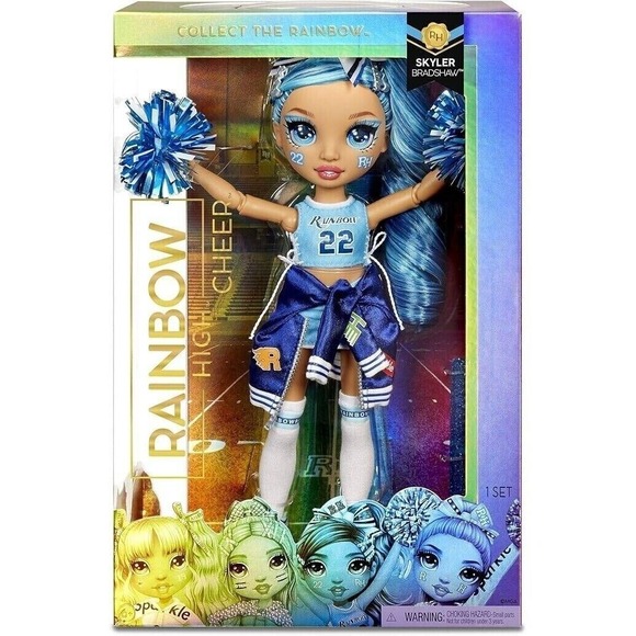 Rainbow High Skyler Bradshaw Cheer Doll - Blue - Picture 1 of 10